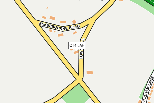 CT4 5AH map - OS OpenMap – Local (Ordnance Survey) CT4 5AH map - OS OpenMap – Local (Ordnance Survey)