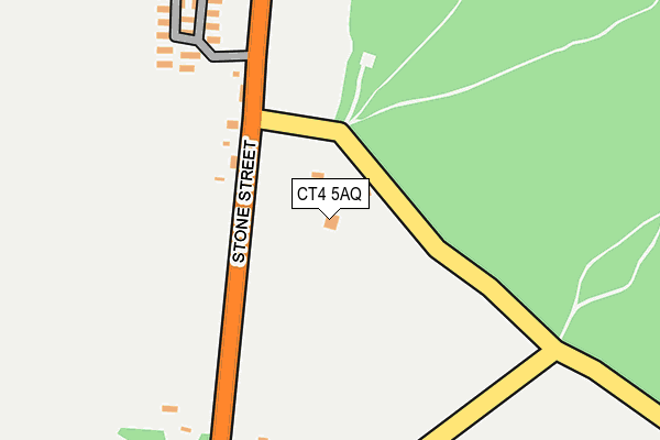CT4 5AQ map - OS OpenMap – Local (Ordnance Survey) CT4 5AQ map - OS OpenMap – Local (Ordnance Survey)