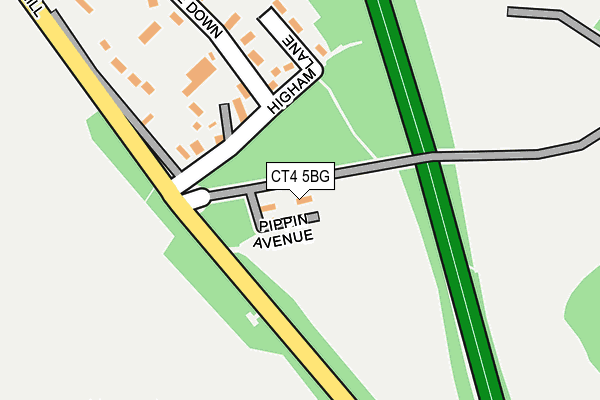 CT4 5BG map - OS OpenMap – Local (Ordnance Survey) CT4 5BG map - OS OpenMap – Local (Ordnance Survey)