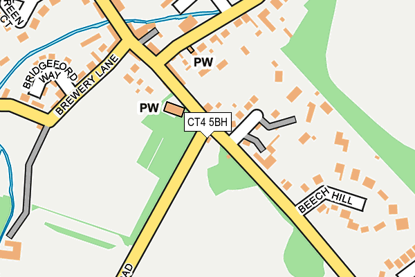 CT4 5BH map - OS OpenMap – Local (Ordnance Survey) CT4 5BH map - OS OpenMap – Local (Ordnance Survey)