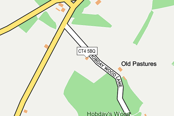 CT4 5BQ map - OS OpenMap – Local (Ordnance Survey) CT4 5BQ map - OS OpenMap – Local (Ordnance Survey)