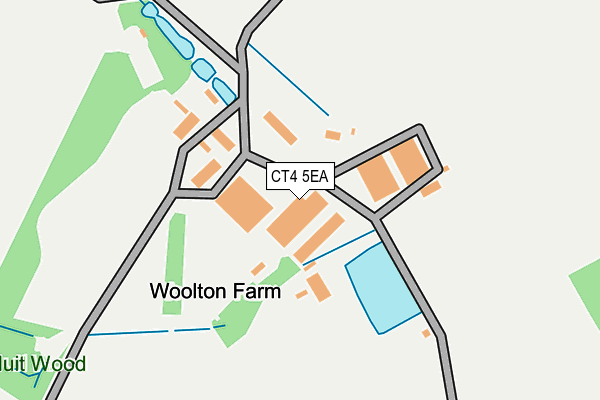 CT4 5EA map - OS OpenMap – Local (Ordnance Survey) CT4 5EA map - OS OpenMap – Local (Ordnance Survey)