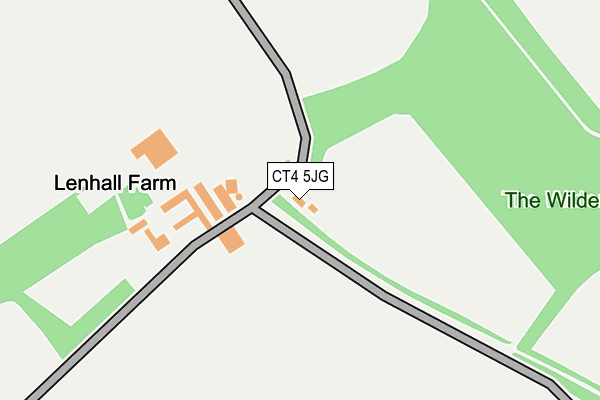 CT4 5JG map - OS OpenMap – Local (Ordnance Survey) CT4 5JG map - OS OpenMap – Local (Ordnance Survey)