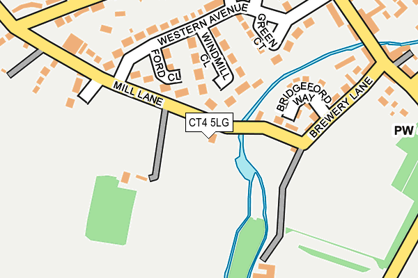 CT4 5LG map - OS OpenMap – Local (Ordnance Survey) CT4 5LG map - OS OpenMap – Local (Ordnance Survey)