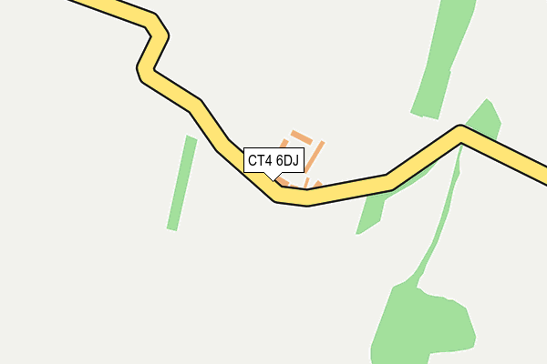 CT4 6DJ map - OS OpenMap – Local (Ordnance Survey) CT4 6DJ map - OS OpenMap – Local (Ordnance Survey)