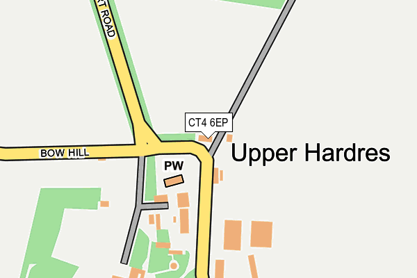 CT4 6EP map - OS OpenMap – Local (Ordnance Survey) CT4 6EP map - OS OpenMap – Local (Ordnance Survey)
