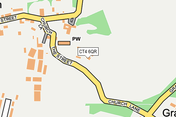 CT4 6QR map - OS OpenMap – Local (Ordnance Survey) CT4 6QR map - OS OpenMap – Local (Ordnance Survey)