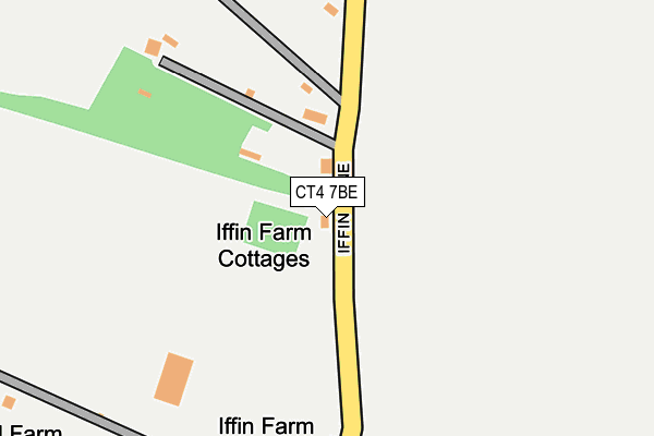 CT4 7BE map - OS OpenMap – Local (Ordnance Survey) CT4 7BE map - OS OpenMap – Local (Ordnance Survey)