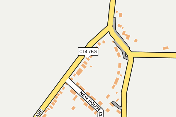 CT4 7BG map - OS OpenMap – Local (Ordnance Survey) CT4 7BG map - OS OpenMap – Local (Ordnance Survey)