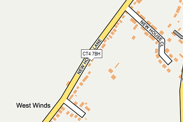 CT4 7BH map - OS OpenMap – Local (Ordnance Survey) CT4 7BH map - OS OpenMap – Local (Ordnance Survey)