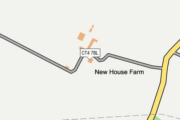 CT4 7BL map - OS OpenMap – Local (Ordnance Survey) CT4 7BL map - OS OpenMap – Local (Ordnance Survey)
