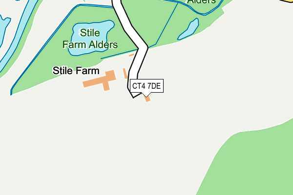 CT4 7DE map - OS OpenMap – Local (Ordnance Survey) CT4 7DE map - OS OpenMap – Local (Ordnance Survey)