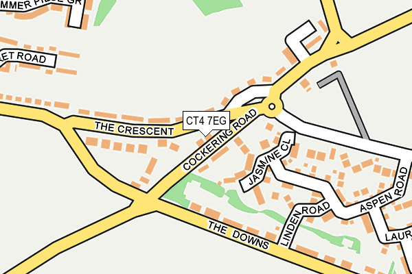 CT4 7EG map - OS OpenMap – Local (Ordnance Survey) CT4 7EG map - OS OpenMap – Local (Ordnance Survey)