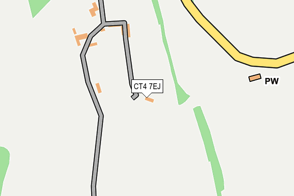 CT4 7EJ map - OS OpenMap – Local (Ordnance Survey) CT4 7EJ map - OS OpenMap – Local (Ordnance Survey)