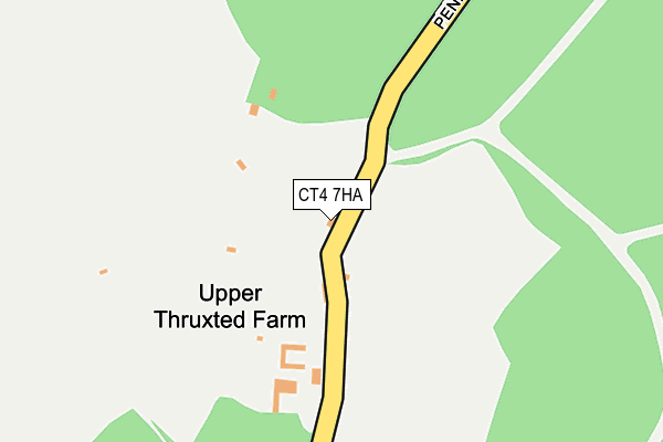 CT4 7HA map - OS OpenMap – Local (Ordnance Survey) CT4 7HA map - OS OpenMap – Local (Ordnance Survey)