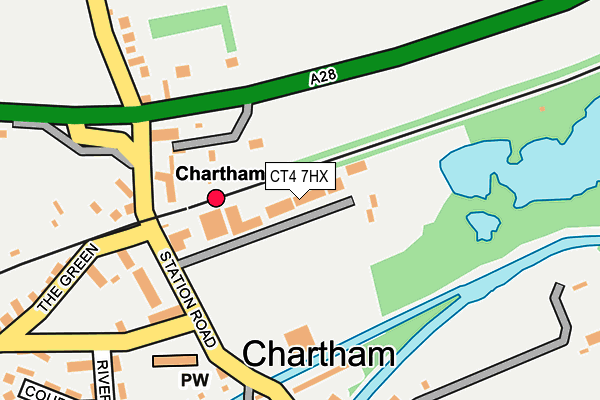 CT4 7HX map - OS OpenMap – Local (Ordnance Survey) CT4 7HX map - OS OpenMap – Local (Ordnance Survey)