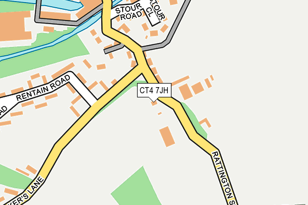 CT4 7JH map - OS OpenMap – Local (Ordnance Survey) CT4 7JH map - OS OpenMap – Local (Ordnance Survey)