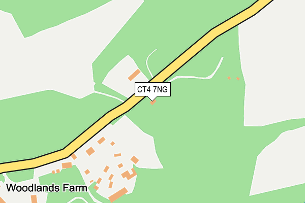 CT4 7NG map - OS OpenMap – Local (Ordnance Survey) CT4 7NG map - OS OpenMap – Local (Ordnance Survey)