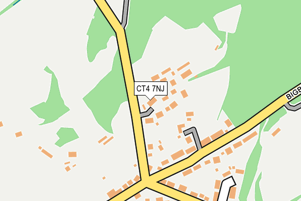 CT4 7NJ map - OS OpenMap – Local (Ordnance Survey) CT4 7NJ map - OS OpenMap – Local (Ordnance Survey)