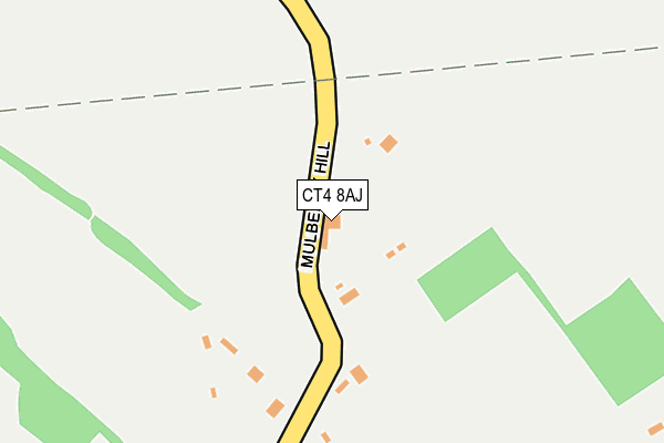 CT4 8AJ map - OS OpenMap – Local (Ordnance Survey) CT4 8AJ map - OS OpenMap – Local (Ordnance Survey)
