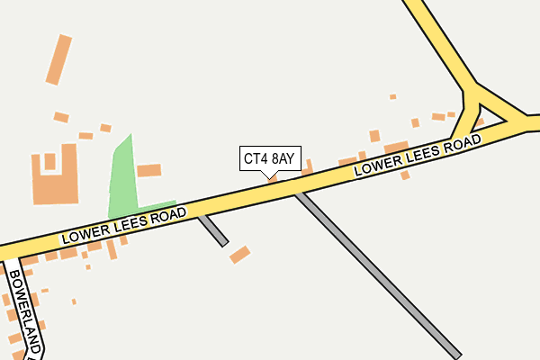 CT4 8AY map - OS OpenMap – Local (Ordnance Survey) CT4 8AY map - OS OpenMap – Local (Ordnance Survey)