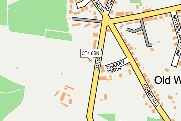 CT4 8BN map - OS OpenMap – Local (Ordnance Survey) CT4 8BN map - OS OpenMap – Local (Ordnance Survey)
