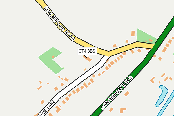 CT4 8BS map - OS OpenMap – Local (Ordnance Survey) CT4 8BS map - OS OpenMap – Local (Ordnance Survey)