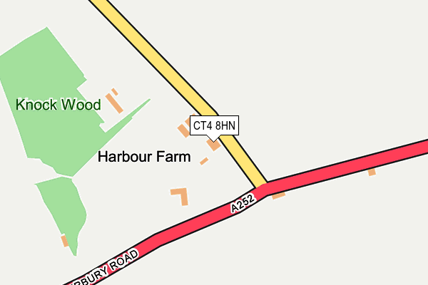 CT4 8HN map - OS OpenMap – Local (Ordnance Survey) CT4 8HN map - OS OpenMap – Local (Ordnance Survey)