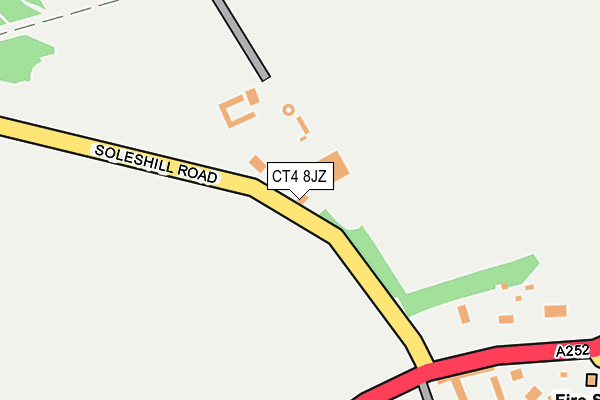 CT4 8JZ map - OS OpenMap – Local (Ordnance Survey) CT4 8JZ map - OS OpenMap – Local (Ordnance Survey)