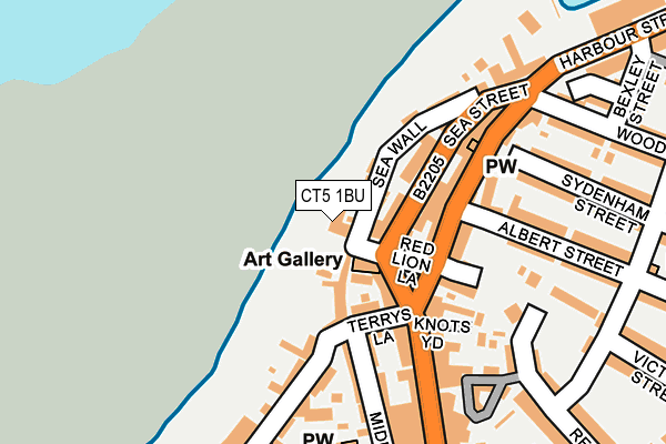 CT5 1BU map - OS OpenMap – Local (Ordnance Survey) CT5 1BU map - OS OpenMap – Local (Ordnance Survey)