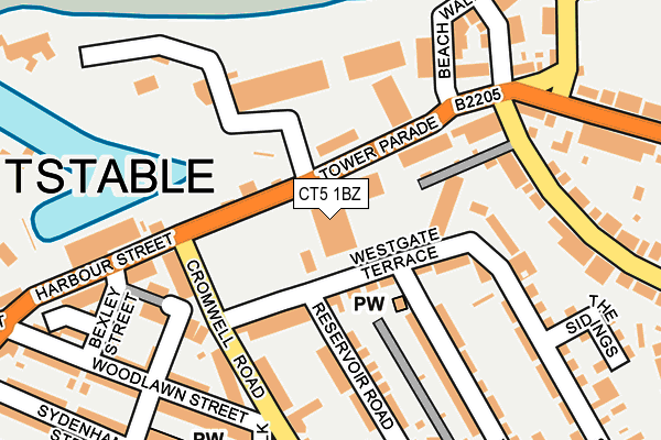 CT5 1BZ map - OS OpenMap – Local (Ordnance Survey) CT5 1BZ map - OS OpenMap – Local (Ordnance Survey)