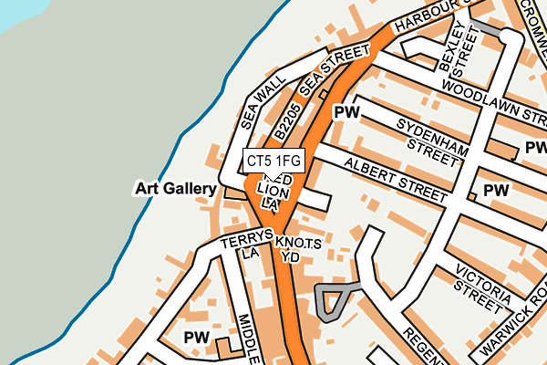 CT5 1FG map - OS OpenMap – Local (Ordnance Survey) CT5 1FG map - OS OpenMap – Local (Ordnance Survey)