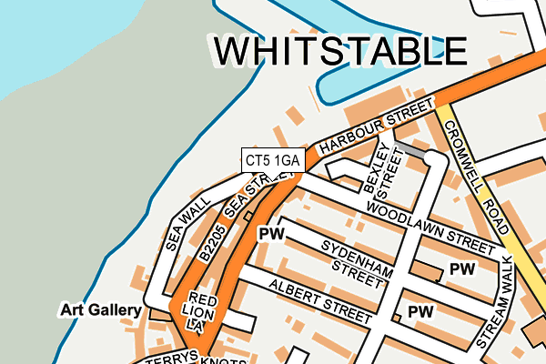 CT5 1GA map - OS OpenMap – Local (Ordnance Survey) CT5 1GA map - OS OpenMap – Local (Ordnance Survey)