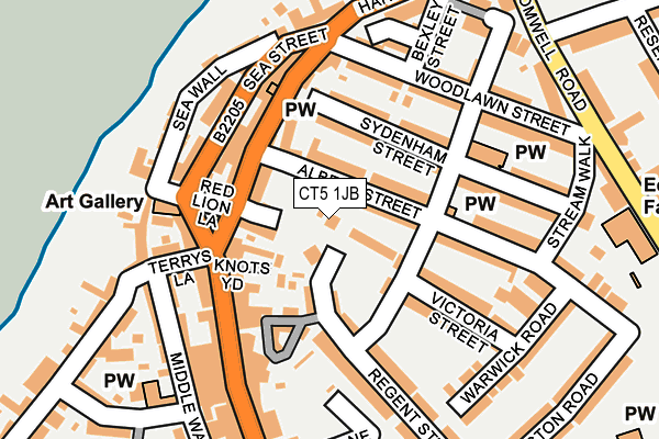 CT5 1JB map - OS OpenMap – Local (Ordnance Survey) CT5 1JB map - OS OpenMap – Local (Ordnance Survey)