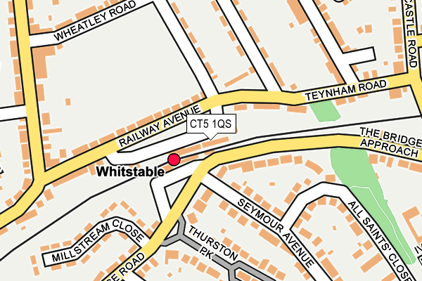 CT5 1QS map - OS OpenMap – Local (Ordnance Survey) CT5 1QS map - OS OpenMap – Local (Ordnance Survey)