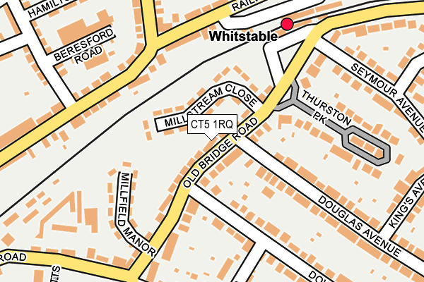 CT5 1RQ map - OS OpenMap – Local (Ordnance Survey) CT5 1RQ map - OS OpenMap – Local (Ordnance Survey)