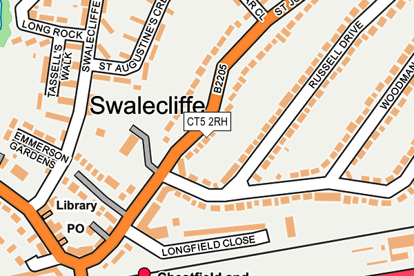 CT5 2RH map - OS OpenMap – Local (Ordnance Survey) CT5 2RH map - OS OpenMap – Local (Ordnance Survey)