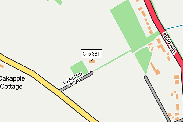 CT5 3BT map - OS OpenMap – Local (Ordnance Survey) CT5 3BT map - OS OpenMap – Local (Ordnance Survey)