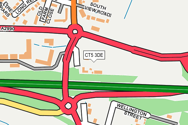 CT5 3DE map - OS OpenMap – Local (Ordnance Survey) CT5 3DE map - OS OpenMap – Local (Ordnance Survey)