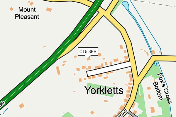CT5 3FR map - OS OpenMap – Local (Ordnance Survey) CT5 3FR map - OS OpenMap – Local (Ordnance Survey)