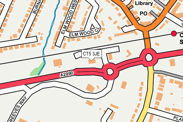 CT5 3JE map - OS OpenMap – Local (Ordnance Survey) CT5 3JE map - OS OpenMap – Local (Ordnance Survey)