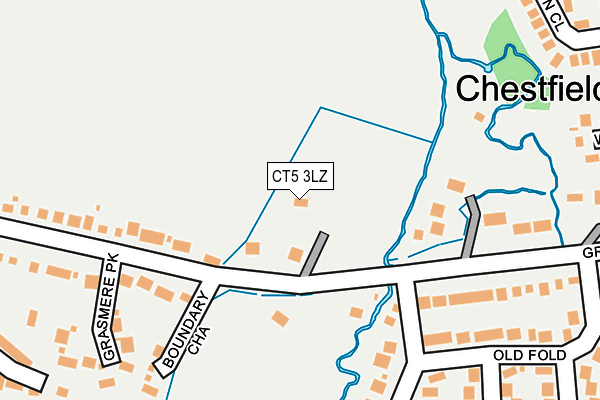 CT5 3LZ map - OS OpenMap – Local (Ordnance Survey) CT5 3LZ map - OS OpenMap – Local (Ordnance Survey)