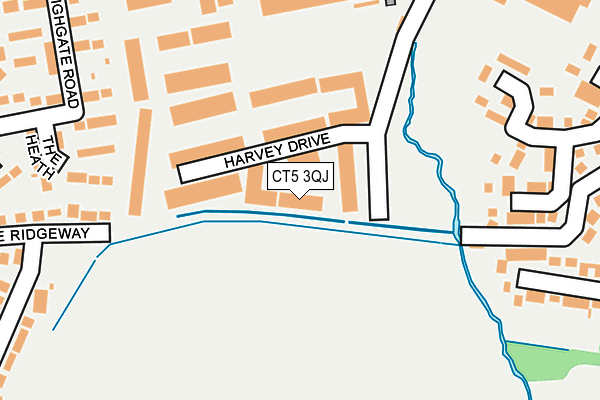 CT5 3QJ map - OS OpenMap – Local (Ordnance Survey) CT5 3QJ map - OS OpenMap – Local (Ordnance Survey)