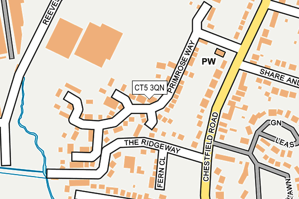 CT5 3QN map - OS OpenMap – Local (Ordnance Survey) CT5 3QN map - OS OpenMap – Local (Ordnance Survey)