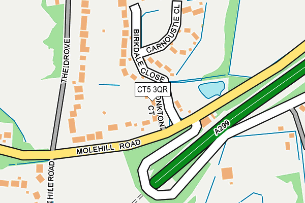 CT5 3QR map - OS OpenMap – Local (Ordnance Survey) CT5 3QR map - OS OpenMap – Local (Ordnance Survey)