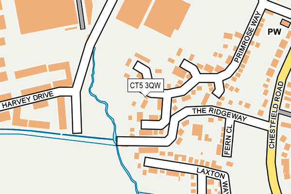 CT5 3QW map - OS OpenMap – Local (Ordnance Survey) CT5 3QW map - OS OpenMap – Local (Ordnance Survey)