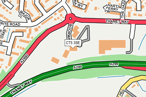CT5 3SE map - OS OpenMap – Local (Ordnance Survey) CT5 3SE map - OS OpenMap – Local (Ordnance Survey)