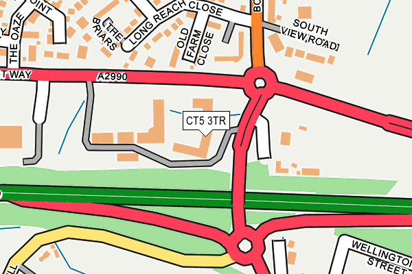 CT5 3TR map - OS OpenMap – Local (Ordnance Survey) CT5 3TR map - OS OpenMap – Local (Ordnance Survey)