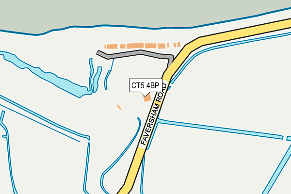 CT5 4BP map - OS OpenMap – Local (Ordnance Survey) CT5 4BP map - OS OpenMap – Local (Ordnance Survey)