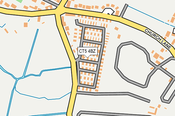 CT5 4BZ map - OS OpenMap – Local (Ordnance Survey) CT5 4BZ map - OS OpenMap – Local (Ordnance Survey)